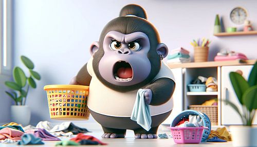 Laundry chaos and the call of duty