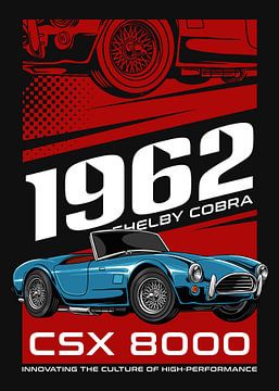Shelby Cobra CSX 8000 Muscle Car sur Adam Khabibi