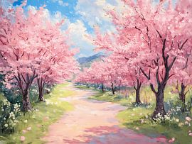 Sakura-Wald von Littlewhitecat