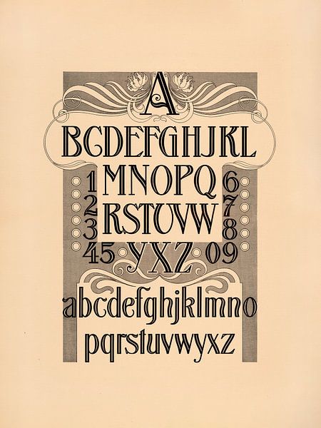 Moderne lettertypen van Andrea Haase
