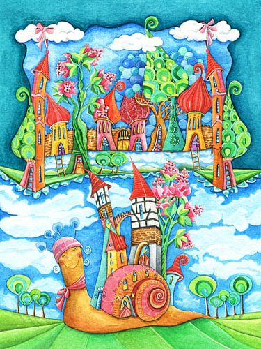 Schnecken-Haus - Zuhause ist wo du bist