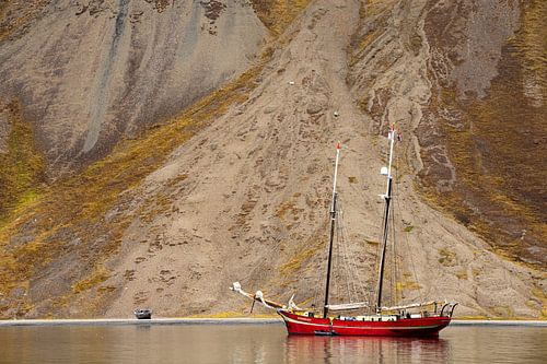 the Northern Lights on Svalbard