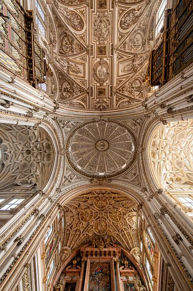 Gothic vault with lighting in Córdoba by Alexander Baumann