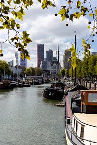 Vue à travers la Maison Blanche à Rotterdam sur MAT Fotografie