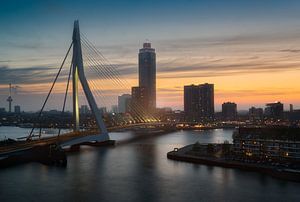 Sonnenuntergang in Rotterdam