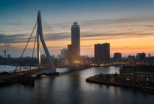 Sunset in Rotterdam
