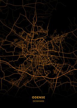 Odense Stadsplattegrond van Kenda Maruyama