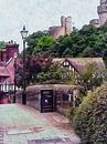 Over The Bridge To Arundel England by Dorothy Berry-Lound thumbnail