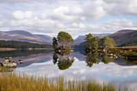 The calmness of Loch Ossian - Scottish highlands