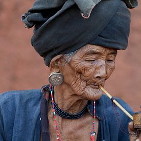 Vrouw, Keng Tung, Myanmar (Birma) van Jeroen Florijn