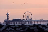 Fun pier of Scheveningen during sunrise by Remco Van Daalen thumbnail
