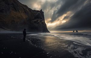 Fjordblick zum Sonnenuntergang