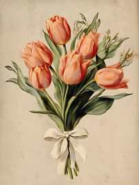 Tulip bouquet by IamHome Studio