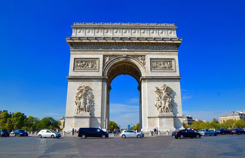 Arc de Triomphe (Farbe) - Paris, Frankreich von Be More Outdoor