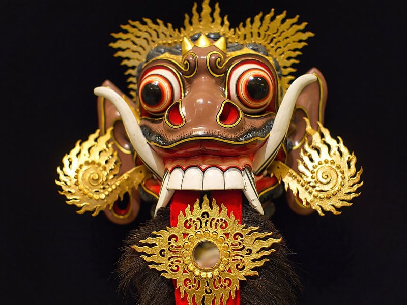 Barong Masker van Eduard Lamping