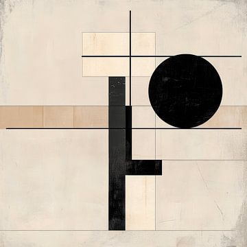Geometrische compositie van Poster Art Shop