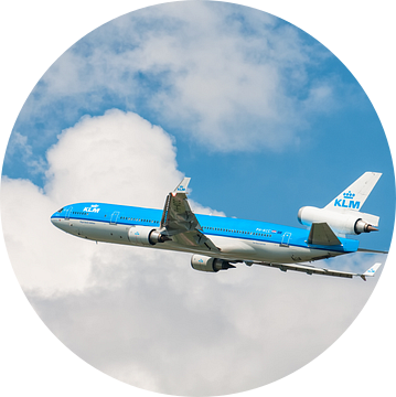 KLM McDonnell Douglas MD-11 vliegtuig in de lucht