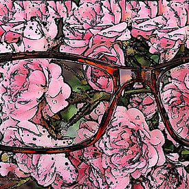 Schauen Sie durch eine Brille. von Jose Lok