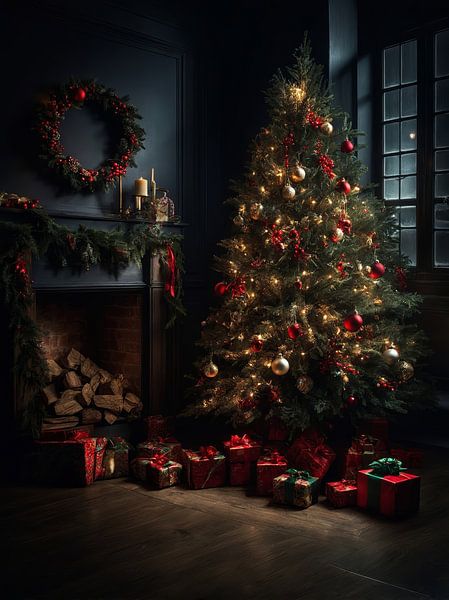 christmas tree by hisam colours