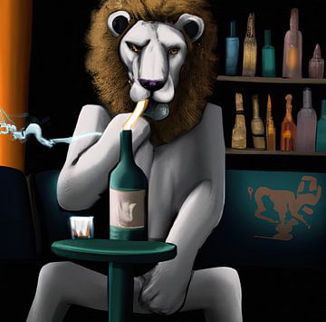 King of the Bar van Lions-Art