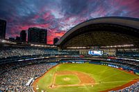 Rogers Centre tijdens zonsondergang