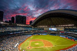 Rogers Centre tijdens zonsondergang
