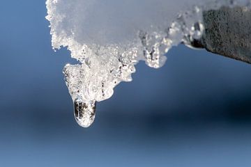 Kristalheldere ijspegeldruppel verwelkomt de lente van Your Happy Life