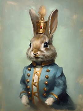 The rabbit who imagined himself king by Studio Allee