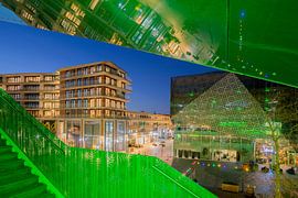 Nieuwegein city center in evening atmosphere by Russcher Tekst & Beeld