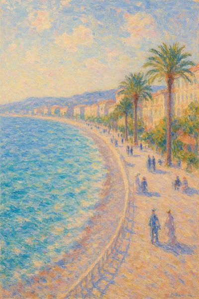 Impressionistische Promenade von Nizza - Licht an der Côte d'Azur von Travel Shop