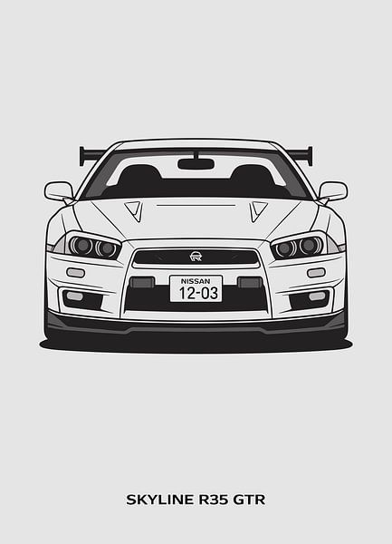 Nissan Skyline R35 GTR Sport von Vicky Hanggara
