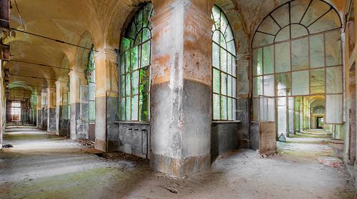 abandoned hall