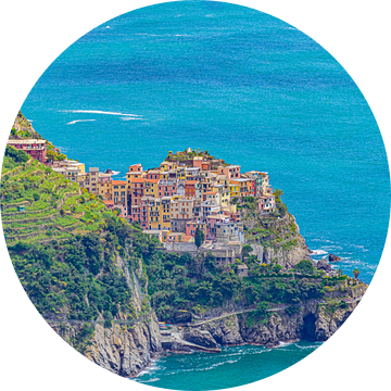 Corniglia, een van de dorpjes van Cinque Terre (Italië) van Jessica Lokker