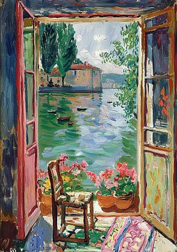 Matisse inspireert Open Venster Zien van Niklas Maximilian