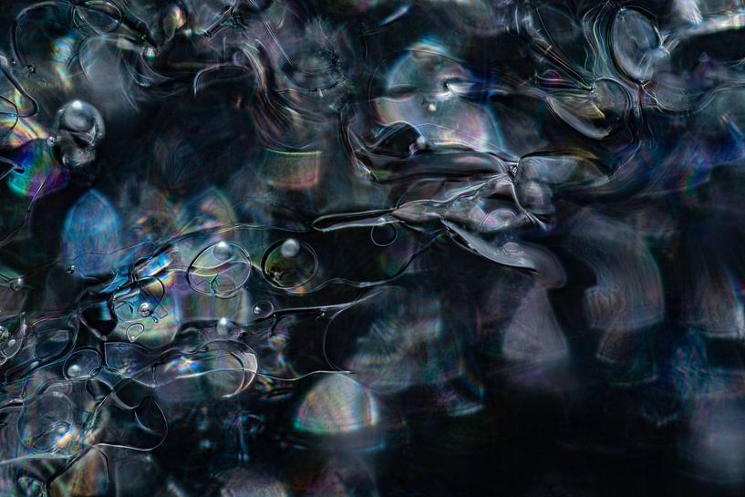 Abstract Universum | Regenboog | Fine Art van Nanda Bussers