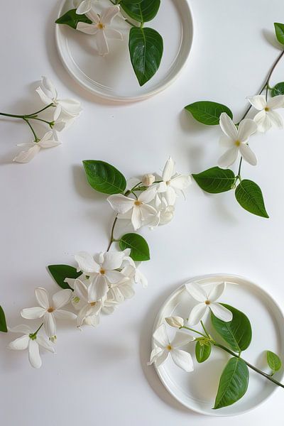 Jasmine - Delicate floral artwork by Poster Art Shop