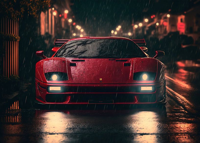 Ferrari Sport Car by Ma Chan