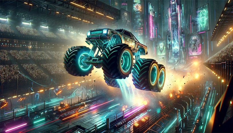 Monster Truck Jumper by Eric Nagel