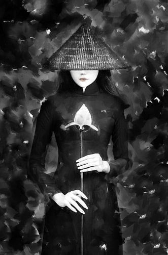 Schwarzer Lotus von Jacky
