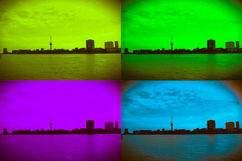 Vue sur la rivière de Rotterdam par Truckpowerr