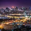 Panorama van de Bangkok skyline van Jelle Dobma
