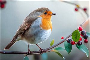 Rotkehlchen (Erithacus rubecula)