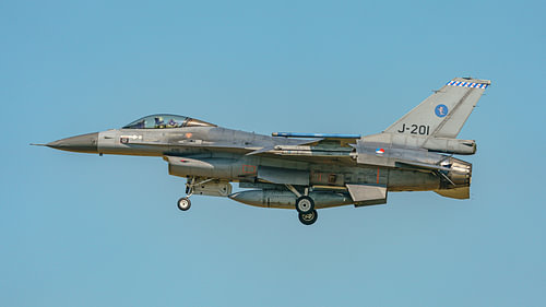 Royal Netherlands Air Force General Dynamics F-16AM Fighting Falcon.
