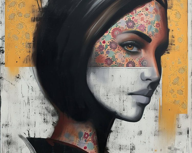 Intricate Beauty Within Grunge by Wonderful Art