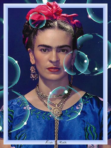 Frida - bulles de savon sur Digital Art Studio