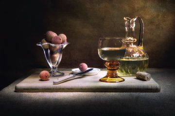 lychees en ice-tea van René Ouderling