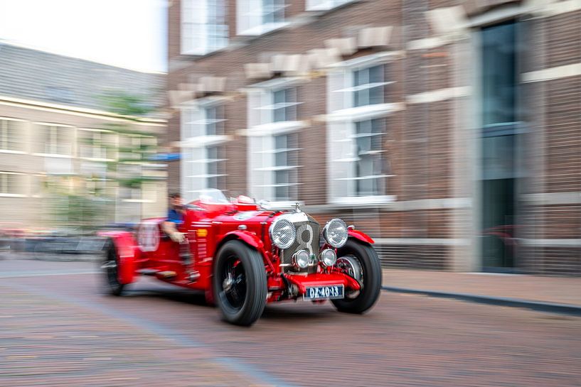 Bentley MKVI Special old N0 1 race car driving by Sjoerd van der Wal Photography