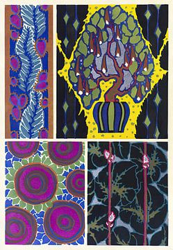 Émile-Allain Séguy - Floréal; new designs & colours by Peter Balan