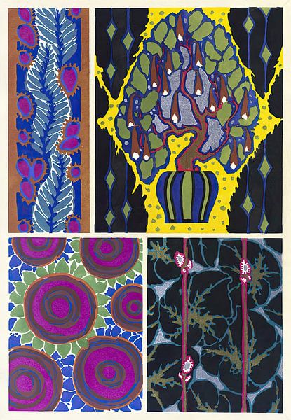 Émile-Allain Séguy - Floréal; neue Designs &amp; Farben von Peter Balan