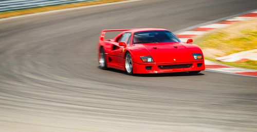Ferrari F40 supercar uit de jaren tachtig